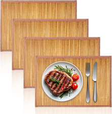 4 Stück Tischset Bambus, 45