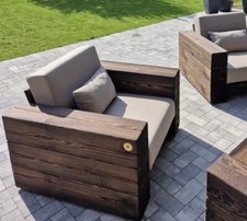 Gartenmöbel Massivholz Lounge