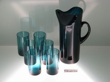 Vintage Design 60er - -- ALSTERFORS Schweden - GLAS Trinkservice 6 Personen -- -