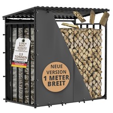 Feuerholzregal Metall verzinkt