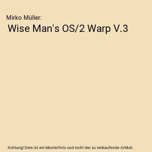 Wise man warp v 3 - os/2,