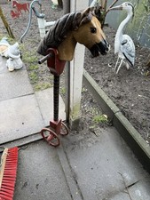 Steckenpferd aus Holz Vintage