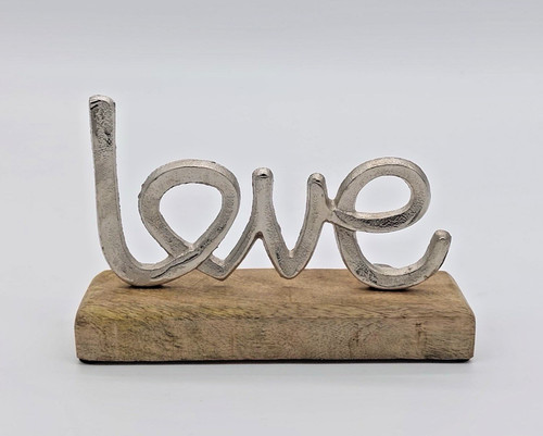 Love aufsteller metall - love,