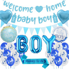 Welcome Home Baby Boy Deko -