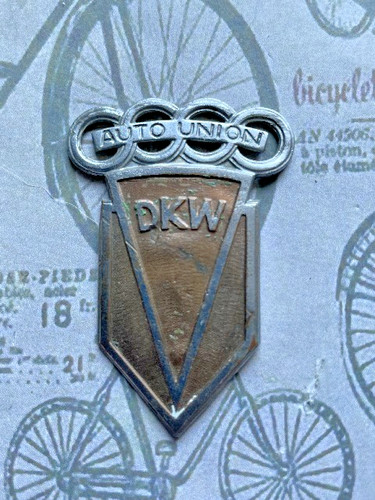 Messing emblem dkw - ,