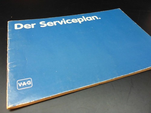 Golf serviceheft 1982 - vw,