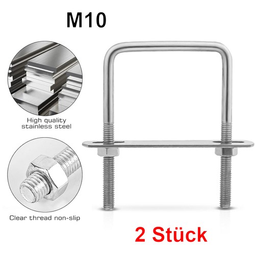 Edelstahl m10 bügel bolt - 2x,