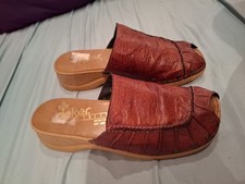 sandalen gr. 41 damen gebraucht RIEKER  MIT Keilabsatz 4,5 cm 