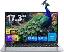 ACEMAGIC AX17 17,3'' Notebooks Intel N95 16GB DDR4 RAM 512GB SSD WiFi5 Win11 PRO