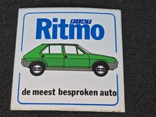 FIAT Ritmo ➔ Sticker / Aufkleber ➔ *aus Sammlung* 355
