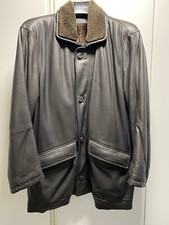 Lederjacke Herren Hirsch Braun