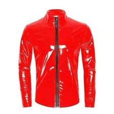 PVC Herren Kunstlackleder