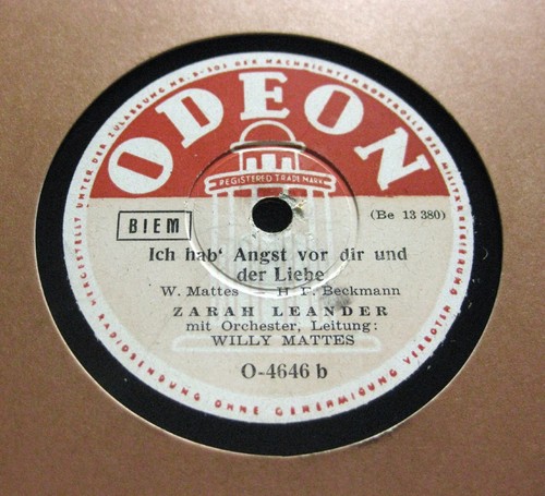 Zarah leander ich hab - leander,