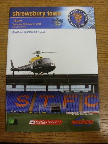 2008 shrewsbury town v - shrewsbury,