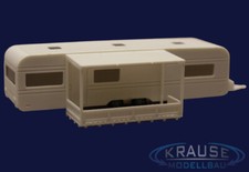 Bausatz Wohnwagen Camper 10 Meter Faller Kirmes Rummel Circus Modellbahn 1:87 