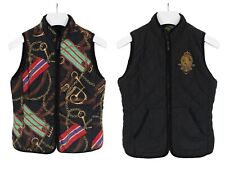 LAUREN BY RALPH LAUREN Weste Damen SMALL Reversible Patched Steppjacke