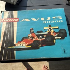Carrera Avus 30300 Vintage Rennbahn Auto mit Zubehör  Vollständig