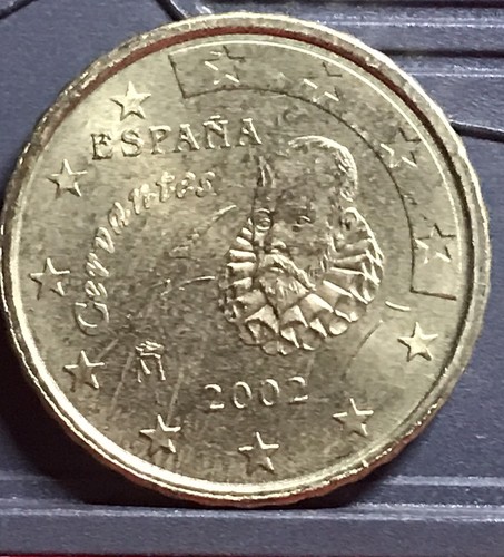 Cent münze spanien - münze, 2002