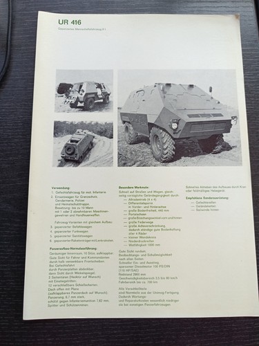 Original prospekt unimog - original,