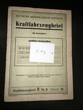 MZ ES 175/2 DDR Kfz Brief