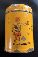 antike Spardose gelb - Bitte