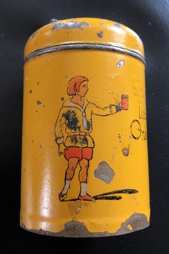 Antike spardose gelb bitte - gelb,