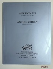 Auktionskatalog Antike Uhren - Peter Klötzer -119  # 2056