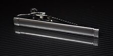 Krawattenklammer Krawattennadel Herren  Designer silber matt 