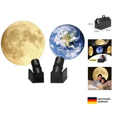 Projektionslampe Erde und Mond
