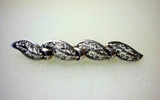 Alte filigrane Brosche Silber