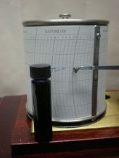 Barograph "INK BLUE" in einer