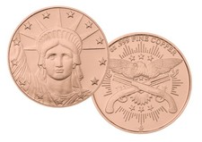 1 OZ Unze 999 Feinkupfer