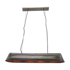 Brilliant Pendelleuchte Lampe Garvey Schwarz Industrie 91cm max. 4 x 40W E27 