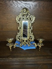 Alter Wandleuchter Messing