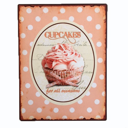 Blechschild cupcakes for all - cupcakes,