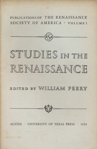 Studies the renaissance - the,