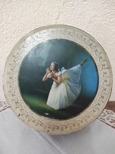 Blechdose Brandt Biskuit Ballerina 1950-1960 Jahre  23x7cm