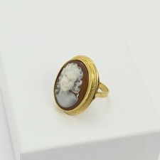 Ring aus Silber 925 Golden Mit
