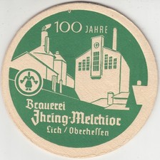 *Alter Bierdeckel*Brauerei Ihring-Melchior*Lich / Oberhessen*