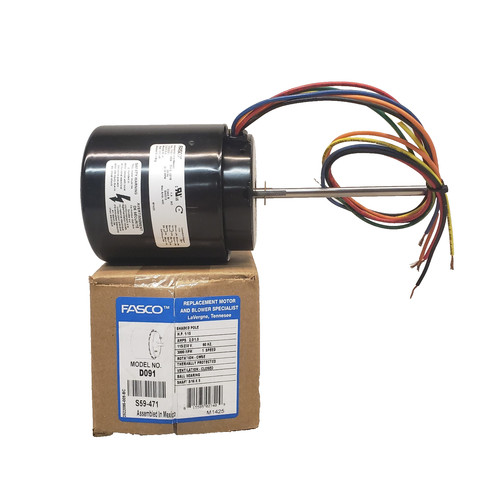 Fasco d091 ventilation motor - fasco,