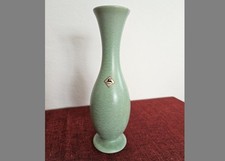 Hirschau "Keramik" grün changierende Vase 60er Jahre