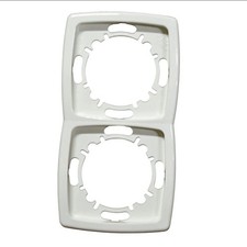 Abdeckrahmen 2-fach Polarweiß