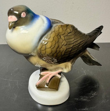 Porzellan, Figur, Fraureuth, Wildtaube, bemalt, selten, top, Art Deco, C. Lorenz