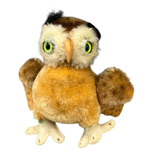 Steiff wittie uhu eule mohair - uhu,