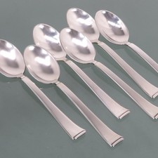 WMF Mokkalöffel ° MOKKA LÖFFEL Modell 2500   versilbert ° Espresso Bauhaus