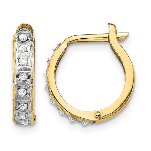 10k gelbgold 01ct diamant - 0,01ct,