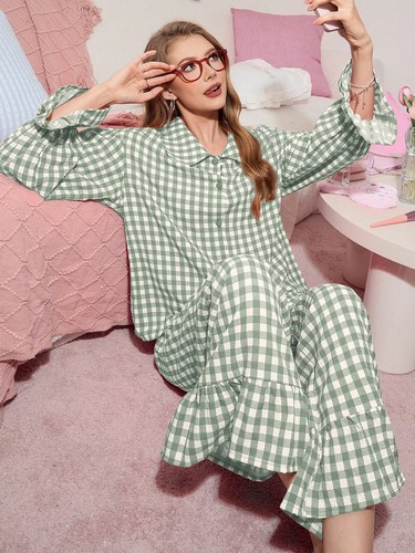Bequemer damen pyjama - pyjama, mit