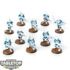 Astra Militarum - 10 Cadia Kasrakin - teilweise bemalt