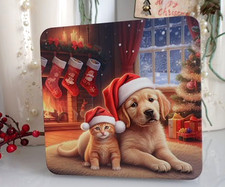 Plätzchendose Hund Katze Gebäckdose Blechdose Keksdose Vorratsdose Weihnachten