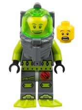 LEGO® Minifig atl002 - Atlantis Diver 2 - Bobby with Flippers - Minifigur